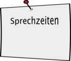 Sprechzeiten