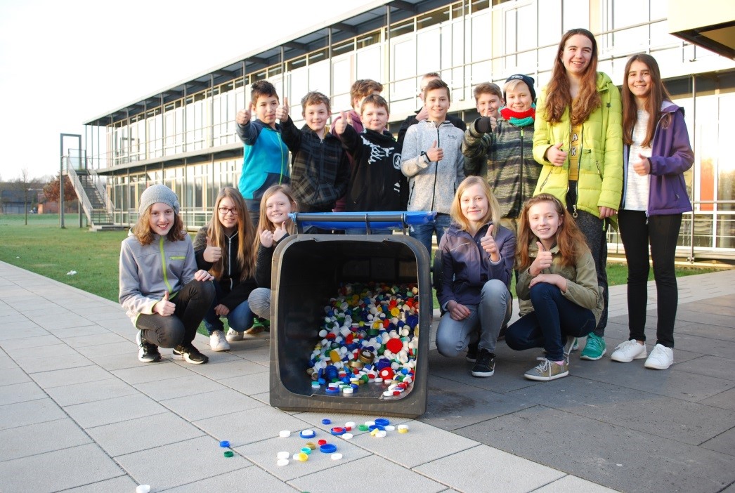 Deckel gegen Polio Schueler